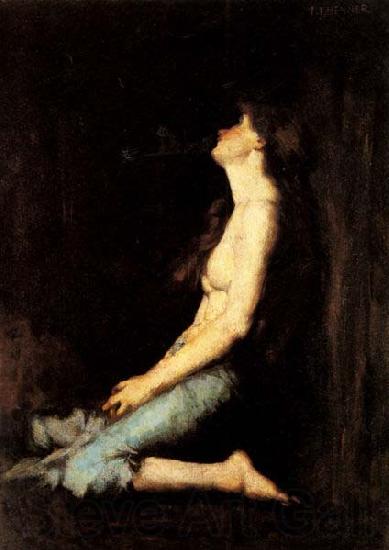 Jean-Jacques Henner Solitude Spain oil painting art